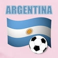 thumbnail image 2 of CafePress - Argentina Soccer Body Suit - Baby Light Bodysuit, Size Newborn - 24 Months, 2 of 4