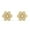 Yellow, variant on Silvermist Jewelry Luna Mini Stud Earrings 18K Yellow Gold over 925 Sterling Silver | Everyday Jewelry for Women, Birthday Gift for Her