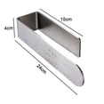 thumbnail image 5 of Soporte para toalla/soporte para toalla autoadhesivo para toalla de baño 1 unidad (plata) GQG, 5 of 5