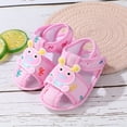 thumbnail image 2 of Girls' Boys' Soft Sole Walkers Cartoon Ant Princess Shoes Pink 3 Months-6 Months, 2 of 3