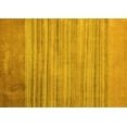 thumbnail image 1 of Ahgly Company Indoor Rectangle Abstract Yellow Modern Area Rugs, 2' x 4', 1 of 4