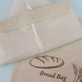 thumbnail image 5 of Linen Bread Bags with Plastic Liner, Reusable Sourdough Bread Storage Bags, Drawstring Bread Keepers, Food Grade Safe Bread Preservation Bags, for Homemade Bread and Baking Enthusiasts, 5 of 7