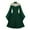 Green, variant on LSLJS Hallow Women Casual Dress Half High Collar Neck Soild Long Sleeve Women's Dress, Gothic Dress