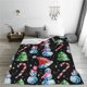 thumbnail image 5 of Balery Disco Mirror Ball Snowman Manta de Felpa Suave y Acogedora – Cobija de Franela Aterciopelada para Cama, Lavable y Cálida para Sofá, Mascotas, Transpirable-60"x50", 5 of 7