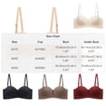 thumbnail image 2 of Gytharion Women 's Wireless Bras Seamless Push-up Lifting Bras Soft Support Underwear Everyday Bras,34B/C-38B/C, 2 of 4