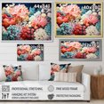 thumbnail image 4 of Designart "The Vibrant Scenery Of Coral And Anemones" Coastal Coral Under Water Floater Framed Canvas Art Print, 4 of 5