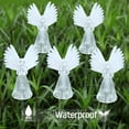 thumbnail image 2 of Syenll Solar Angel Lights, 2 Pack Solar Garden Light Outdoor, LED Decorative Soalr Light for Grave Cemetery Memorial Gifts, 2 of 8