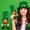 A, variant on VBXOAE St. Patrick's Day Faceless Doll Figurine,10.24x7.09x3.54 Inch Green Rudolph Holiday Decoration,Soft Polyester Material,Perfect for Irish-Themed Parties and Gift Giving