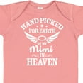 thumbnail image 4 of Inktastic Handpicked for Earth by My Mimi in Heaven with Angel Wings Boys or Girls Baby Bodysuit, 4 of 5