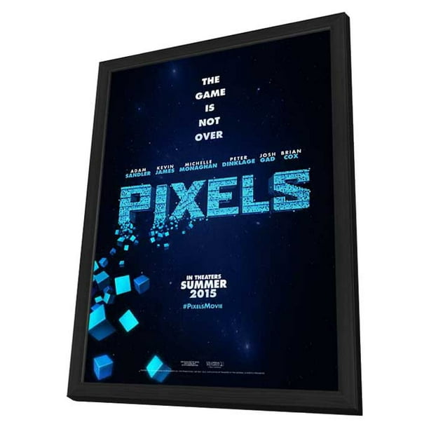 Pixels 15 11x17 Framed Movie Poster Walmart Com Walmart Com