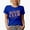 Royal Blue, variant on Book Club Babe, Reading Enthusiast Women Merch Gift, Black T-Shirt, Small