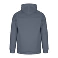 thumbnail image 4 of fnnxeal Mens Sweatshirts Long Sleeve Hoodie Zipper Casual Solid Fall Dark Gray Sweatshirts for Men Size XL, 4 of 5