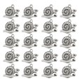 thumbnail image 4 of 20 Pieces Bulk Silver Animal silver tibetan Snail Pendant Finding Bead Finding Crafts, 4 of 7