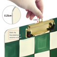 thumbnail image 6 of FORMRS Acrylic Clipboard with Low Profile Clip Standard A4 Letter Size, 12.5" x 9", Green and White Plaid Pattern, 6 of 8