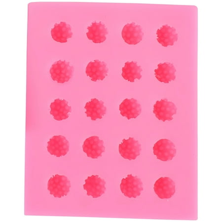 Strawberry Fondant Silicone Mold, 22 Cavity Realistic Fruit Silicone Molds, Food Safe, 3.2 x 2.6 in / 8.2 x 6.5 cm, for Candy, Chocolate, Cake Decoration