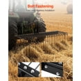 thumbnail image 5 of 60" Tow Behind Landscape Rake, 3-Point Hitch Lawn Dethatcher Rake, 5 of 11