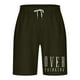 thumbnail image 4 of Mens Casual Shorts Lace-Up Elástico Cintura Bolsillo Ejercicio Fitness Hogar Pantalones de Media Longitud para Diario, 4 of 4