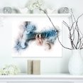 thumbnail image 1 of Design Art - Homme Jouant de la Guitare Aquarelle, 1 of 3