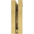 thumbnail image 4 of 4"W x 8"D x 12"H Classic Alma Rough Cedar Woodgrain TimberThane Corbel, Primed Tan, 4 of 6