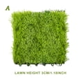 thumbnail image 2 of Artificial Grass Turf Rug Synthetic Weatherproof Turf Mat Grass Carpet Mat, 2 of 8