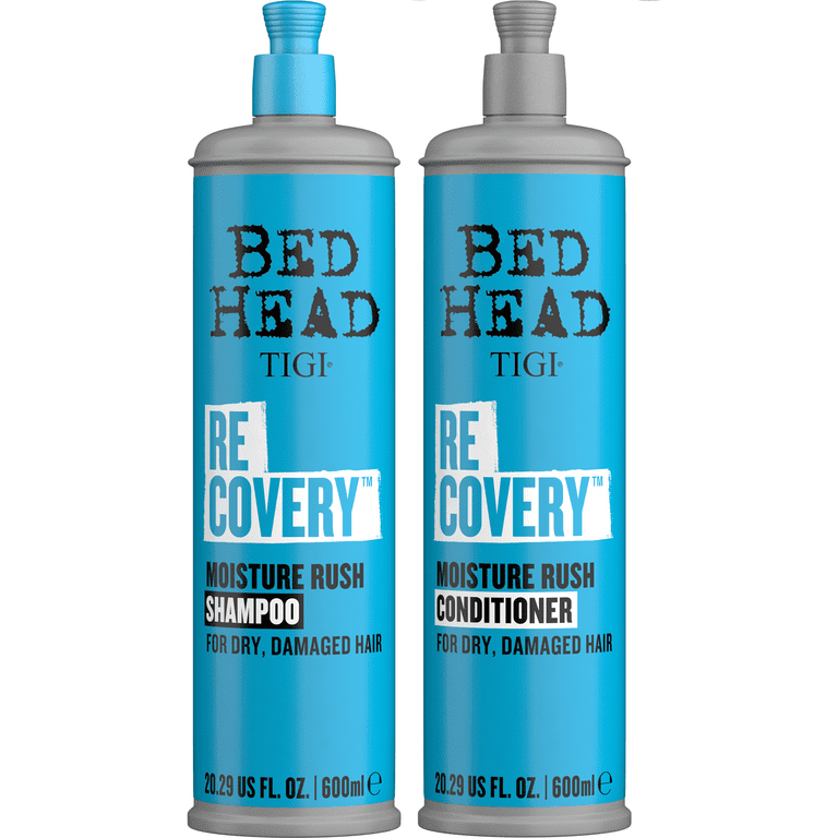 Bed Head TIGI Recovery Moisturizing Daily Shampoo & Conditioner, Full Size Set, 2 Piece -