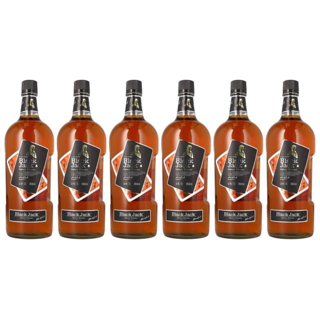 Pack de 6 Whisky Black Jack 1.75 L