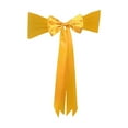 thumbnail image 5 of Vintage Christmas Decor New Christmas Bow Chair Decoration Ties Bow Stretch Floating Decorative Tape For Many Holiday Party Decorations Chair Cover Not Included Yellow, 5 of 6