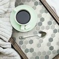 thumbnail image 3 of Gray Hexagon Tile Peel and Stick Backsplash, 3 of 7