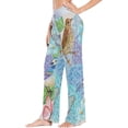 thumbnail image 2 of Women's Pajama Pants Colorful Birds Comfy Stretch Sleepwear Essentials womens Lightweight Lounge Terry Pajama Pant, X-Large, 2 of 7
