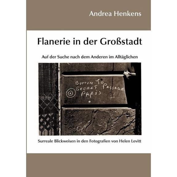 Flanerie in der Großstadt (Paperback)