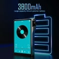 thumbnail image 3 of Reproductor De MP3 De 16 GB Con , Pantalla Táctil De 4 Pulgadas, Reproductor De Música Portátil 9.0 Con Altavoz, Admite Expansión De Memoria De Hasta 256 GB, 3 of 7