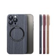 thumbnail image 6 of Dteck for iPhone 13 6.1 inch Magnetic Case,Shockproof MagSafe Anti-Scratch Lightweight Ultra Slim Wood Grain PC Protective Skin Cover.For iPhone 13,Walnut Wood Texture Image, 6 of 10