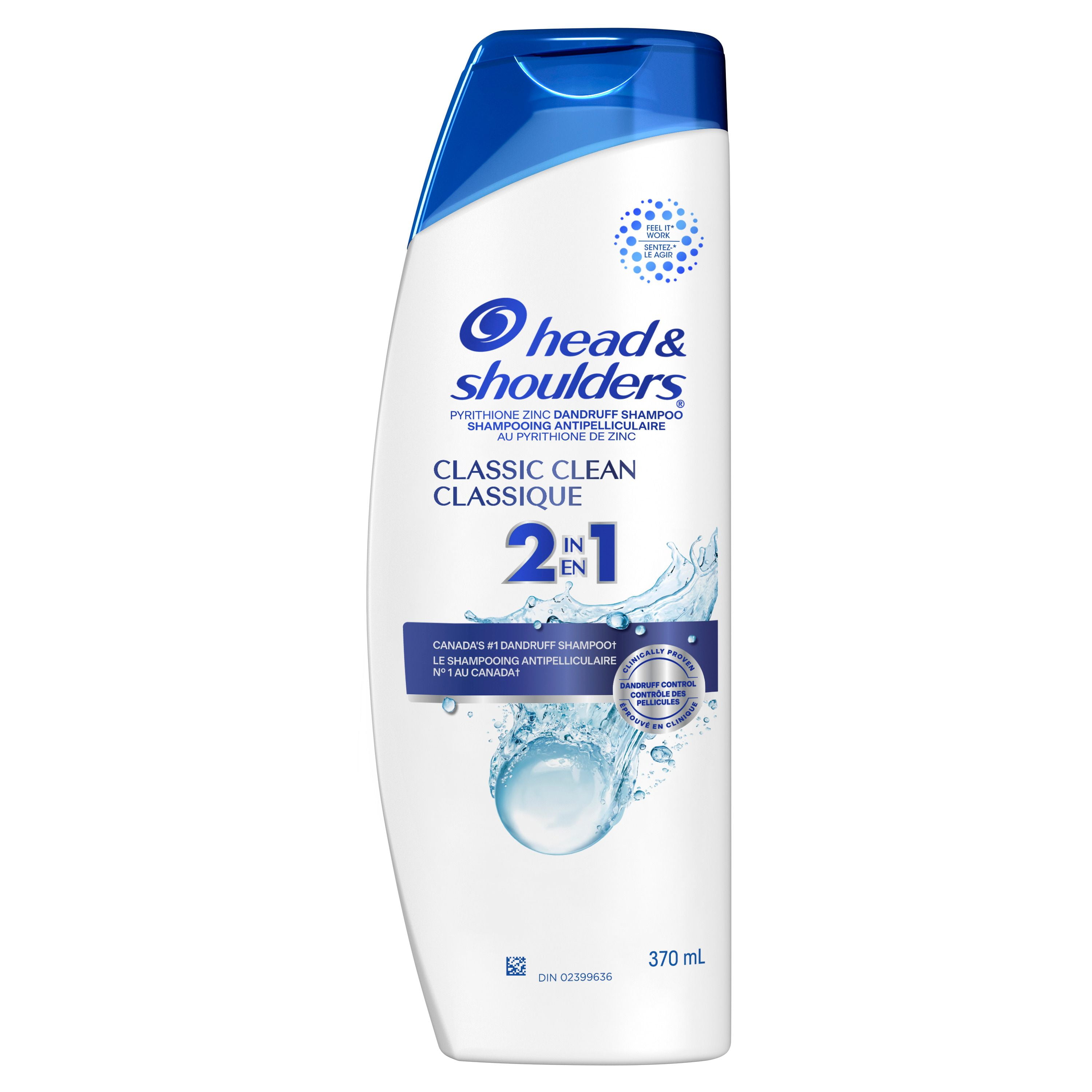 Head & Shoulders Classic Clean 2-in-1 Anti-Dandruff Shampoo + Conditioner, 370ML
