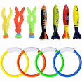 thumbnail image 1 of 11-piece diving toy, swimming pool toys, summer toy for underwater play 3, 1 of 5