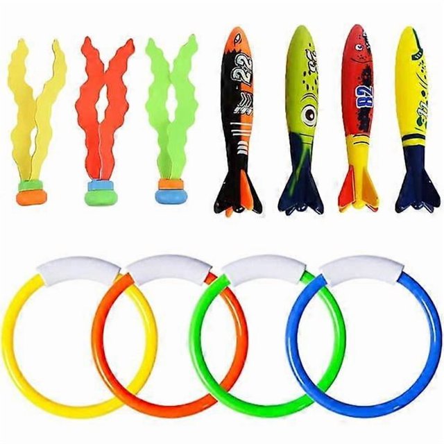 11-piece diving toy, swimming pool toys, summer toy for underwater play 3