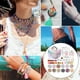 thumbnail image 5 of Todo en , conjunto de suministros para joyas, 4655 piezas, pulseras de bricolaje para collar, 5 of 9