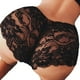 thumbnail image 4 of Bragas de encaje para mujer Diseño delgado Elástico Suave Transpirable Cómodo Ropa interior de encaje para mujer Negro XL, 4 of 8