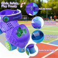thumbnail image 5 of JZY Adjustable Toddler Quad Skates for Boys & Girls Ages 2-6 - Safe Comfortable 4-Wheel Beginner Roller Skates, Purple, 5 of 8