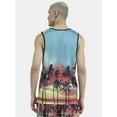 thumbnail image 2 of No Boundaries Men's & Big Men's Solid and Printed Mesh Tank Top, Sizes XS-5XL, 2 of 5