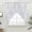 Dark Blue, variant on Navy Blue Branches Swag Curtains for Kitchen/Bedroom/Living Room, Modern Abstract Art Forest Silhouettes Scalloped Curtains 63 Inch Long, Window Swag Topper Curtains Valances 2 Panels Set 36"x63"