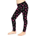 thumbnail image 2 of uublik Girl Leggings Size 3T-8 Ankle Length Athletic Yoga Pants for Kids Clothes Black, 2 of 5