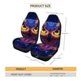 thumbnail image 2 of FOR U DESIGNS Owl Pattern Car Front Seats Only for Women Men Scratch-Resistant Car Bucket Seat Cover Auto Interior Accessories for SUV Truck Sedan-Pack of 2, 2 of 7