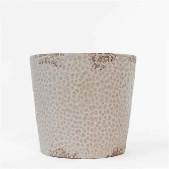 MDR Trading Inc. FP-ECX-097_Q01 Antique Look Textured Cream Color Planter