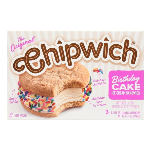 Chipwich Bday Cake Sandwich