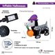 thumbnail image 2 of Inflable De Halloween Perro con Calavaza 1.50cm Alto La Merced Figura Decorativa, 2 of 5