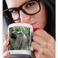 thumbnail image 2 of 3dRose, Three-toed sloth wildlife, Corcovado NP, Costa Rica - SA22 KSC0137 - Kevin Schafer, 11oz Two-Tone Red Mug, 2 of 7