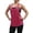 a-Watermelon Red25157, variant on VNKIDY Womens Solid Color Racerback Tank Top Basic Scoop Neck Sleeveless Shirt Casual Workout Tee For Daily Wear Leisure Top