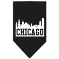 thumbnail image 2 of Chicago Skyline Screen Print Bandana Black Small, 2 of 2