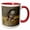 Red/White, variant on 3drose, Red-tail Hawk, 15oz Mug
