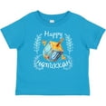 thumbnail image 3 of Inktastic Happy Hanukkah Dreidel and Laurels Boys or Girls Baby T-Shirt, 3 of 5